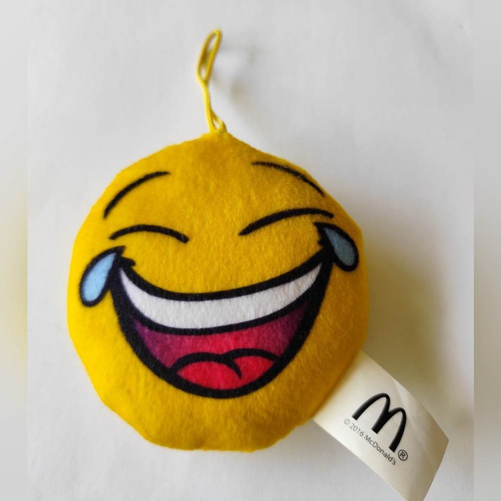 3/$25💙McDonald's Happy Meal Toys 2016 Laughing Emoji Plushies